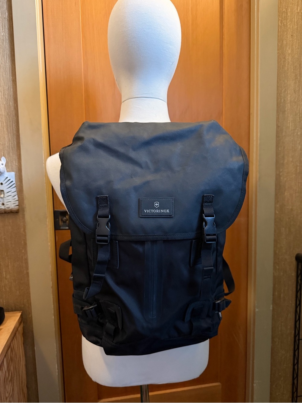 Victorinox Altmont 3.0 Flip Over Drawstring Laptop Backpack Black